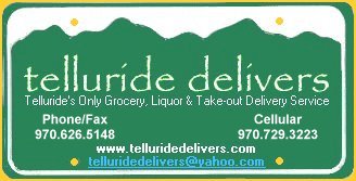Grocery, liquor, and restaurant take-out delivery service in telluride and mountain village